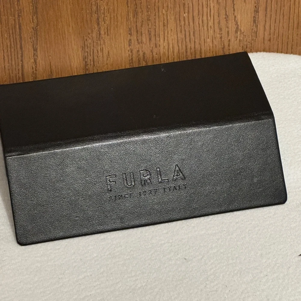 Furla Black Foldable Glasses Case Sunglasses Case Only